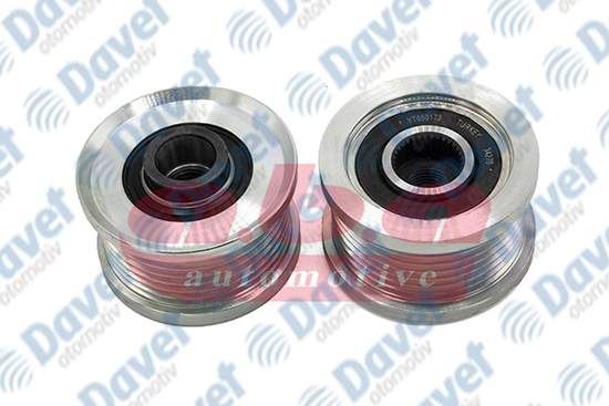 ABA 25650173 Alternator Kasnagi Denso Tip 7 Kanal Hilux 2.5 3.0 2005> Hilux 2.4 2015> [2kdftv] [Ina Tip] [65*58.4*41.2]